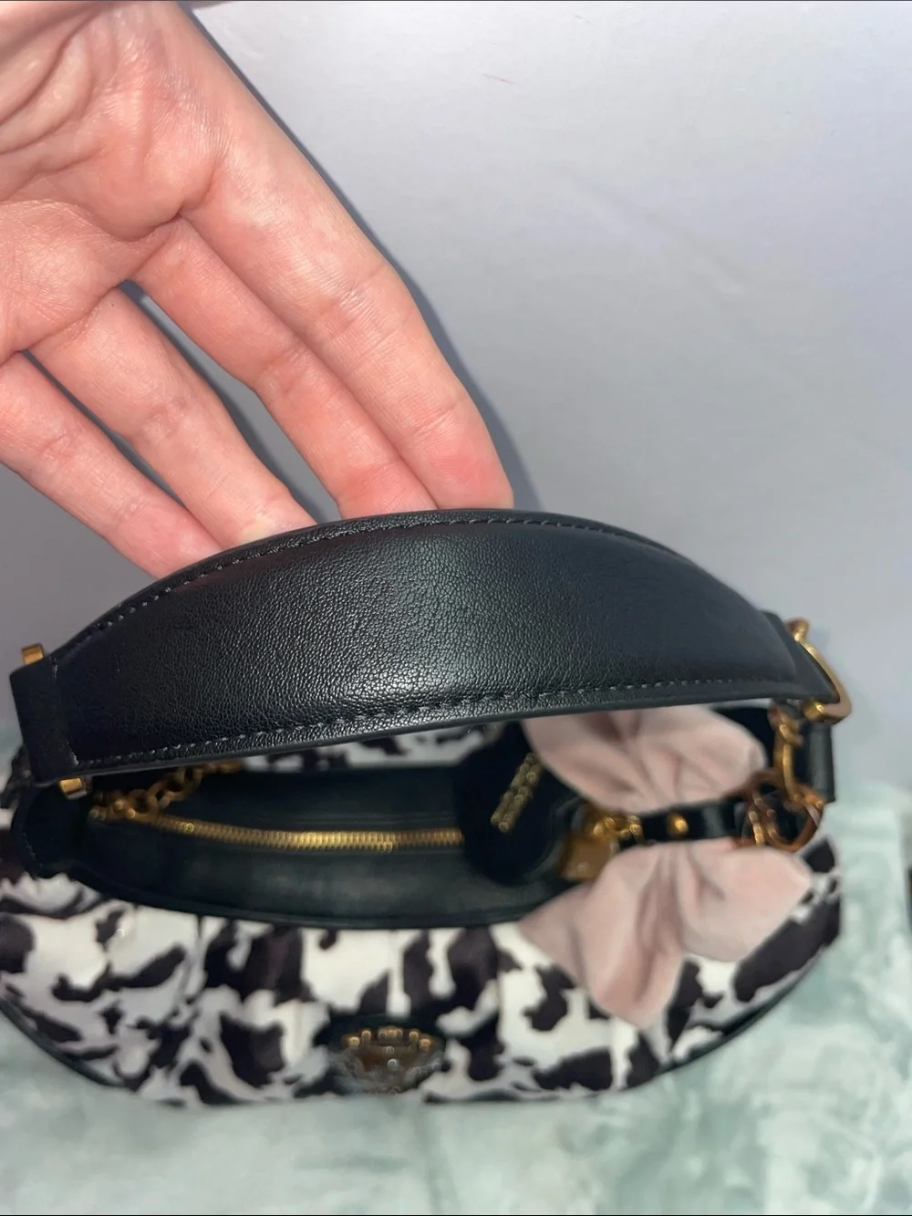 NWT Juicy Couture ‘Juicy Romance’ Cow Hobo